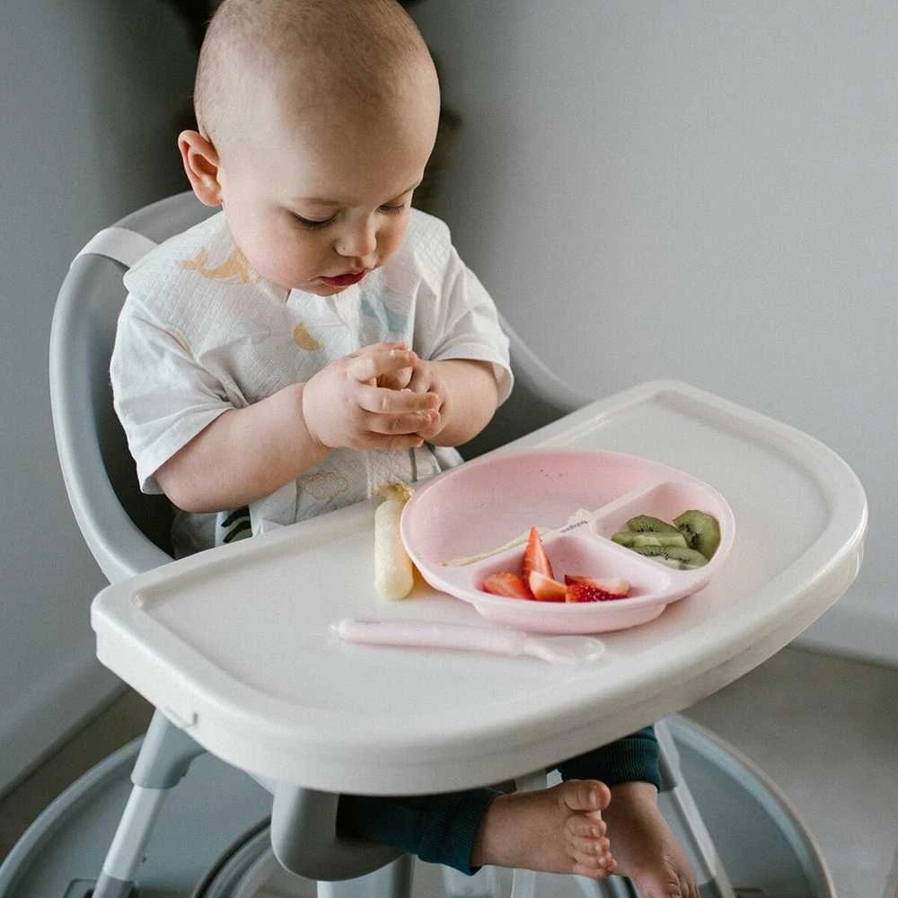 Baby Ono Babyono lėkštutė silikoninė neslystanti rožinė 1482/02