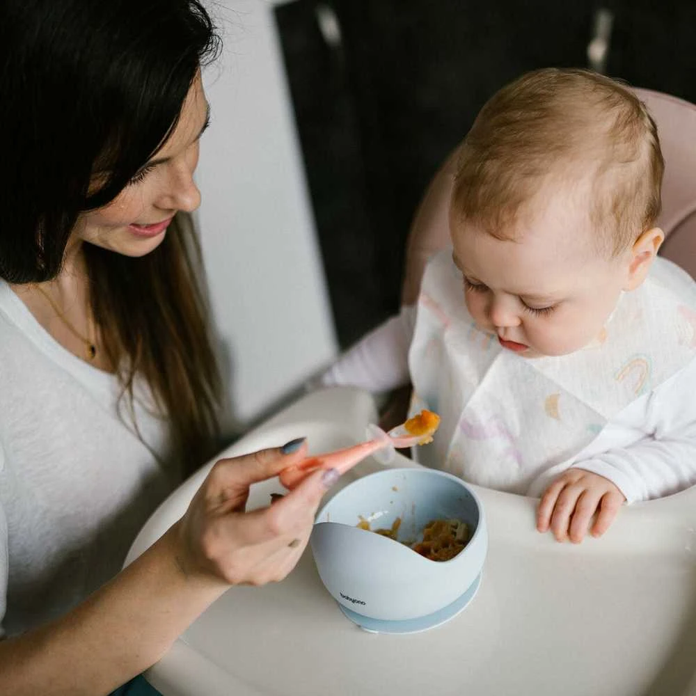 Baby Ono Babyono lėkštutė silikoninė neslystanti mėlyna 1481/01