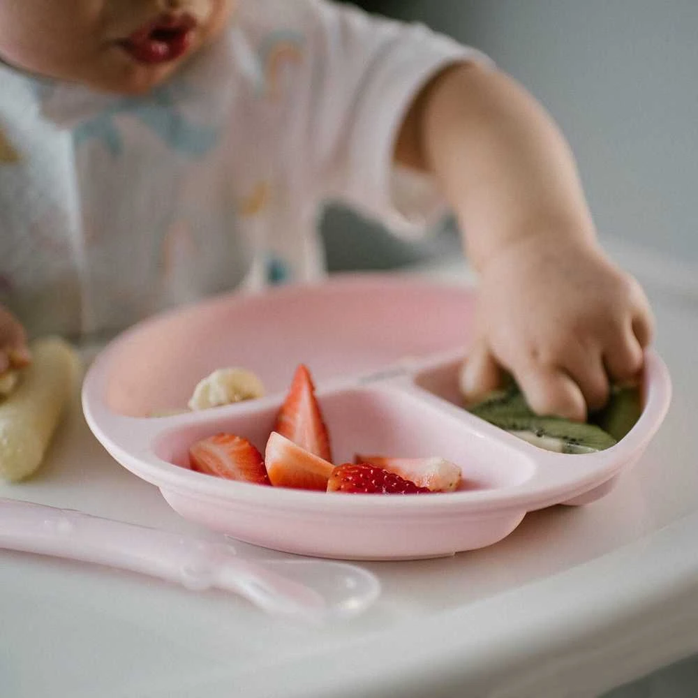 Baby Ono Babyono lėkštutė silikoninė neslystanti rožinė 1482/02