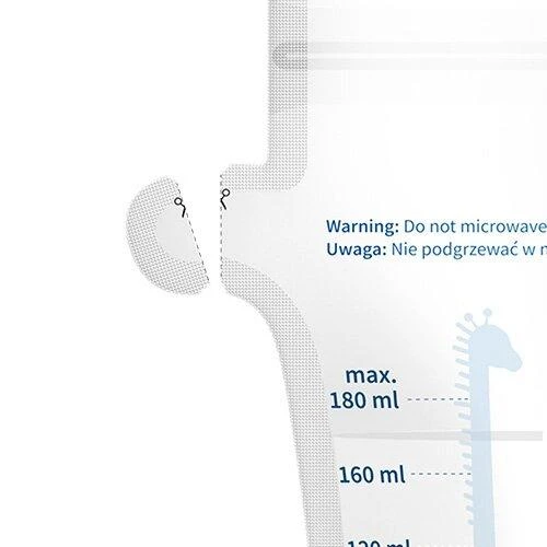 Baby Ono BabyOno maišeliai motinos pienui laikyti užšaldyti 30 vnt.x180 ml, 1084
