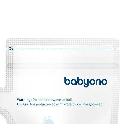 Baby Ono BabyOno maišeliai motinos pienui laikyti užšaldyti 30 vnt.x180 ml, 1084