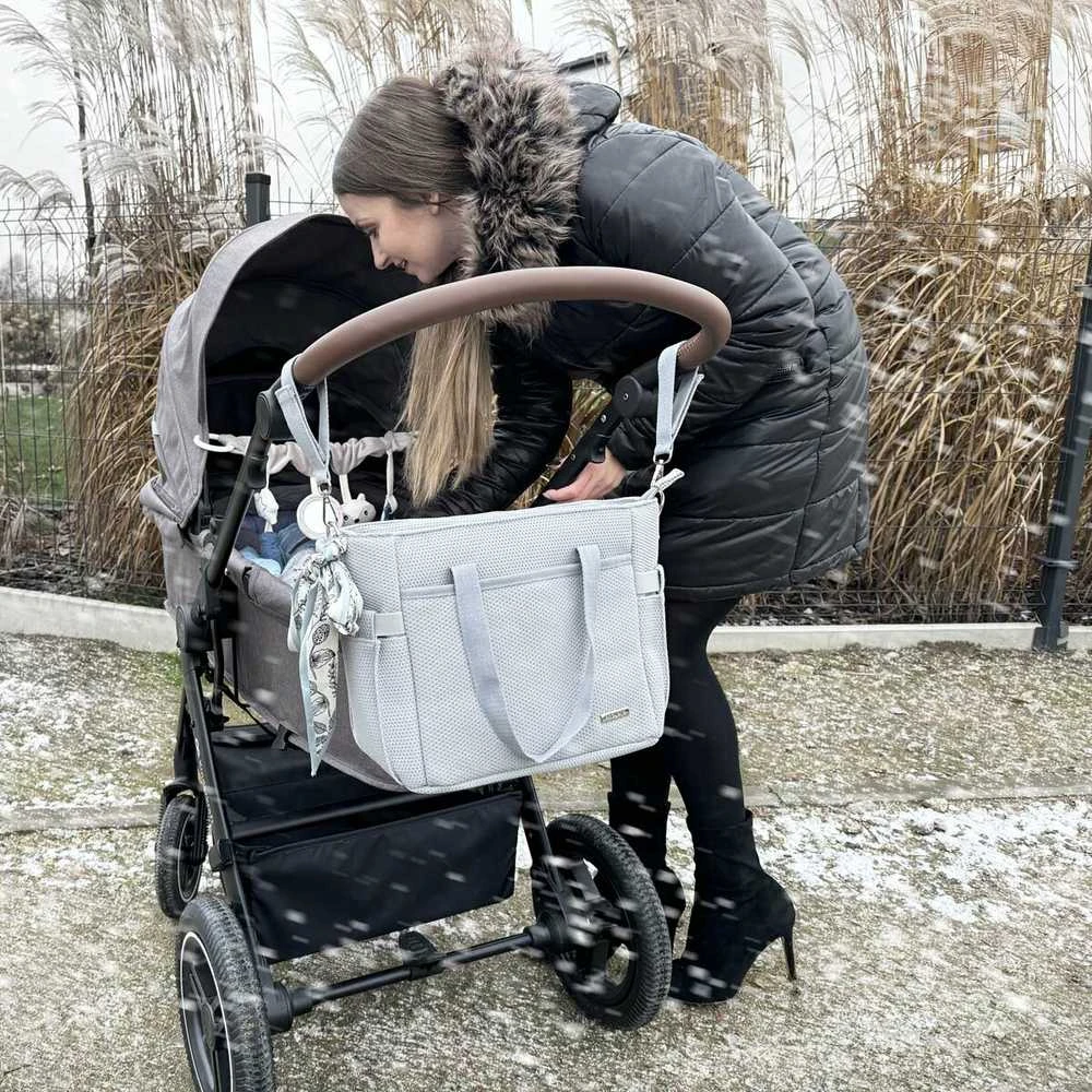 Baby Ono BabyOno mamos rankinė carmen pilka 1571/03