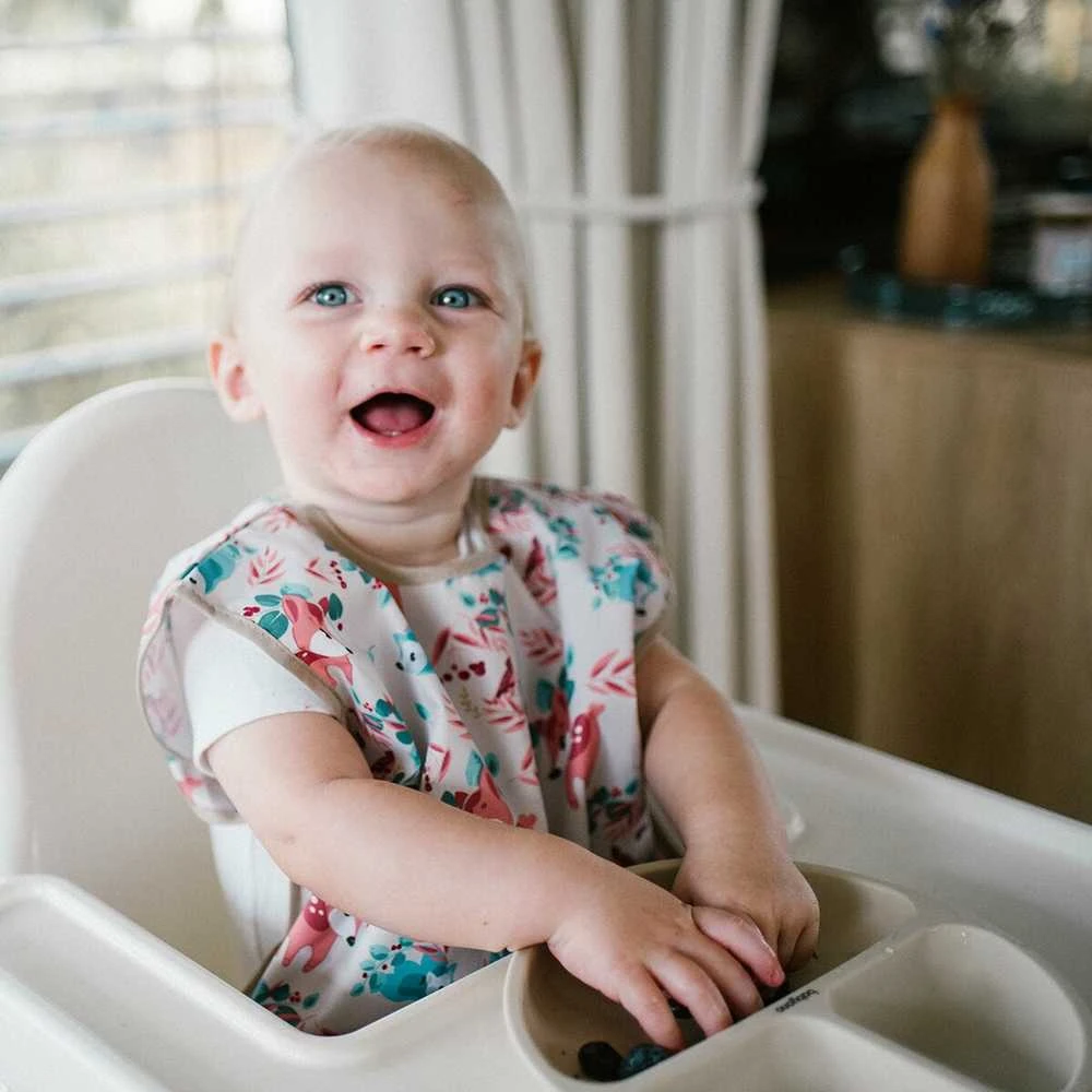 Green Cell BabyOno prijuostė neperšlampama su kišene nuo 24 mėn miškas rudas 1642/02