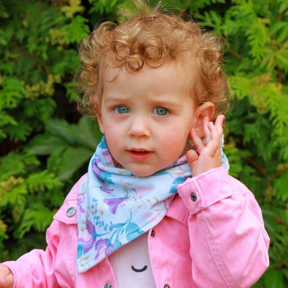 Baby Ono BabyOno seilinukas-šalikas 2 vnt., gėlės, 879/16