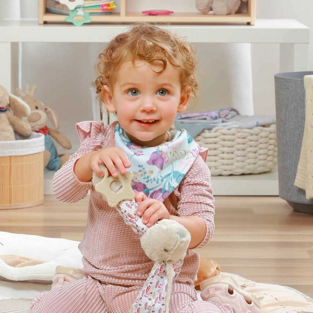 Baby Ono BabyOno seilinukas-šalikas 2 vnt., gėlės, 879/16