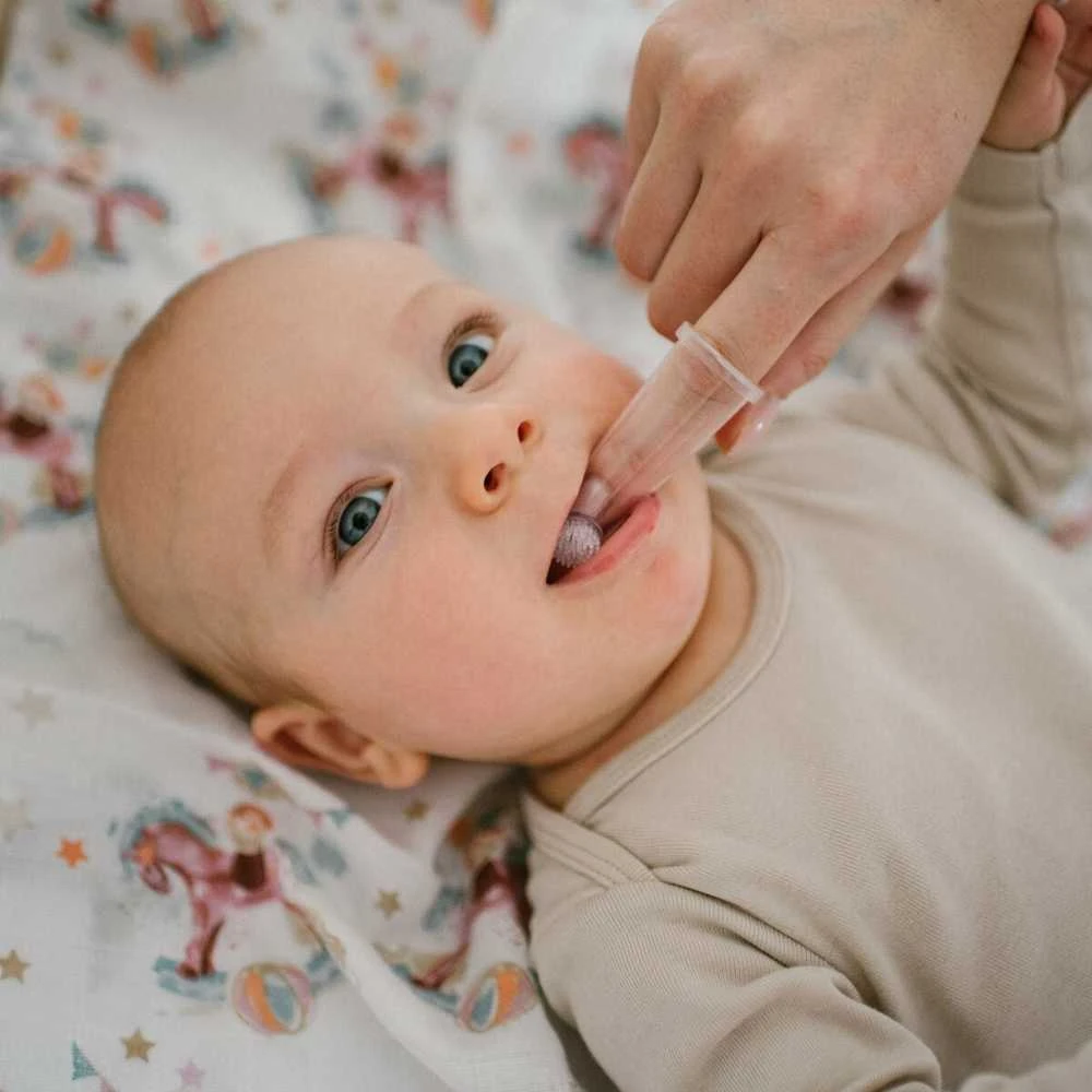 Baby Ono Babyono šepetėliai dantims užmaunami ant piršto 2 vnt 1545