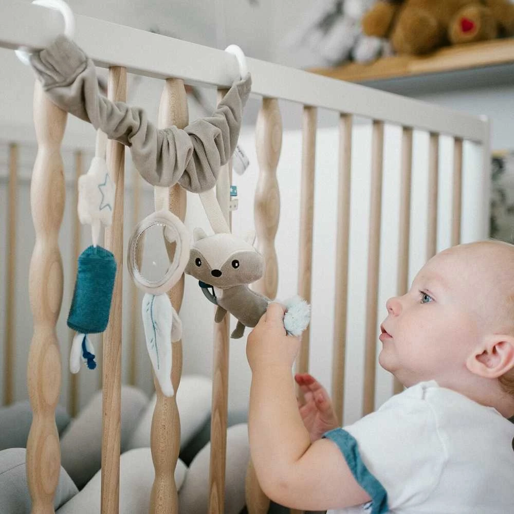 Baby Ono Babyono žaislas vežimėlio auto kėdutės meškėnas 1579