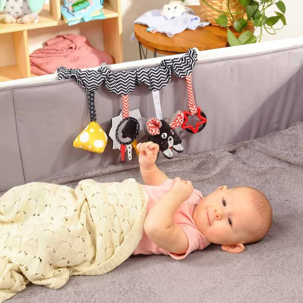 Skip Hop Babyono žaislas vežimėlio auto kėdutės peliukas sūris 797