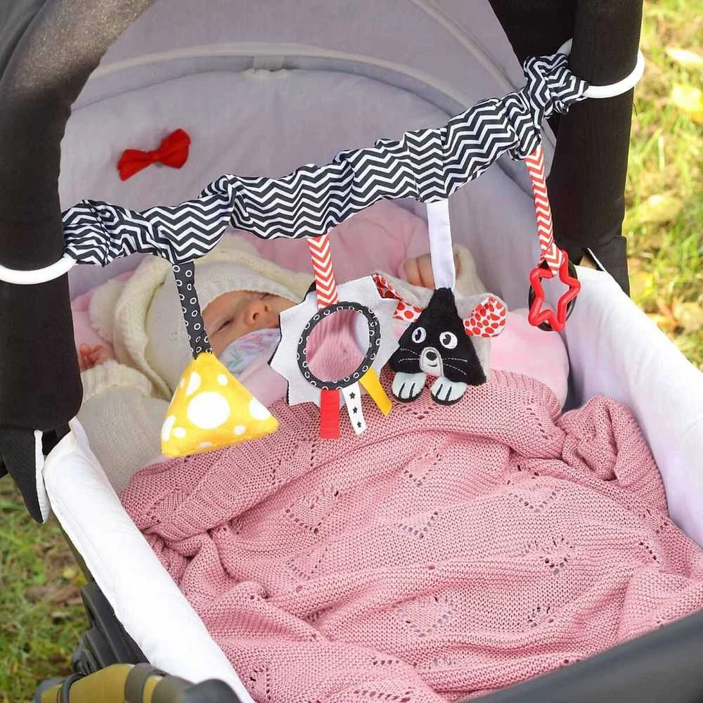 Skip Hop Babyono žaislas vežimėlio auto kėdutės peliukas sūris 797