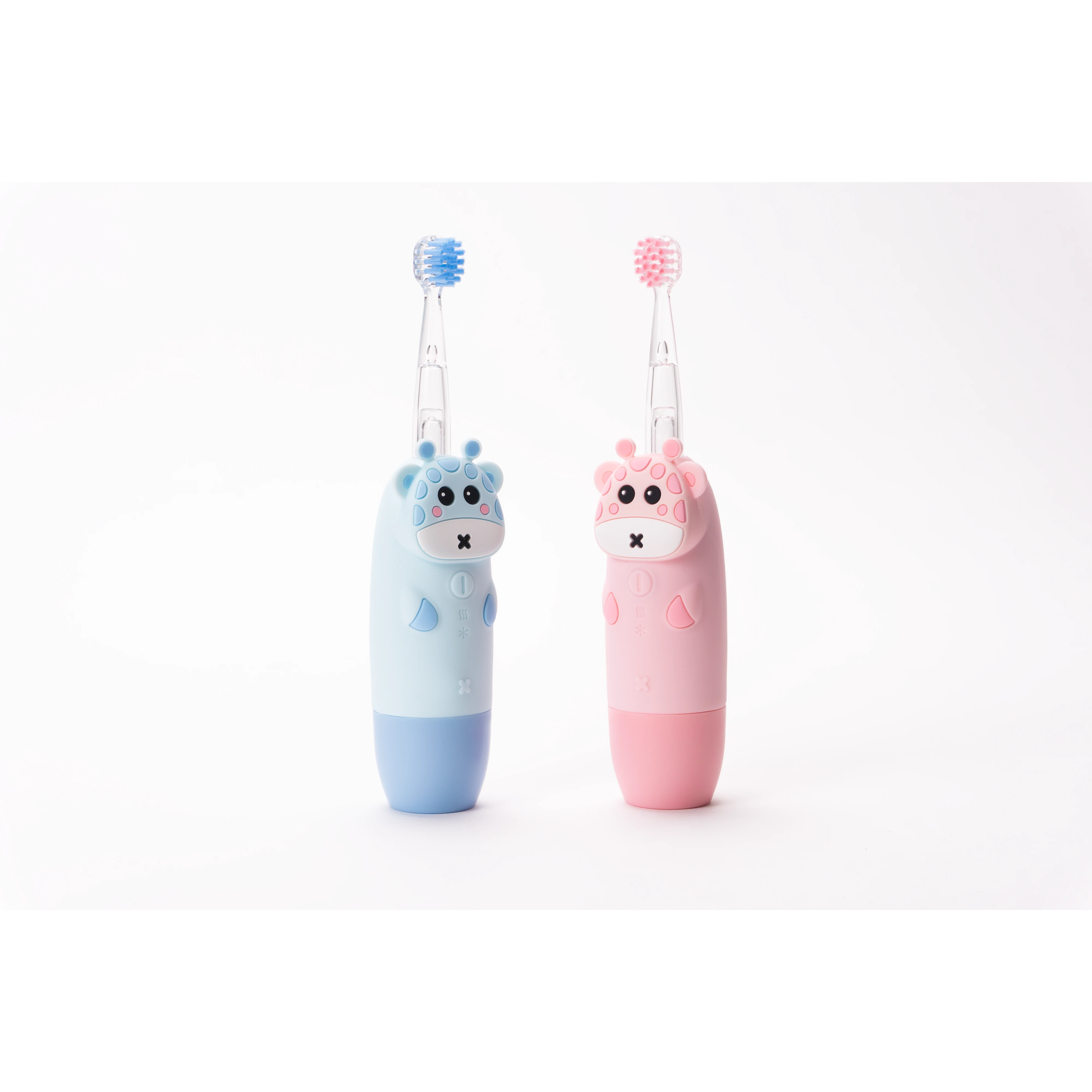 InnoGiO elektrinis dantų šepetėlis žirafa rožinis GIO-450PINK