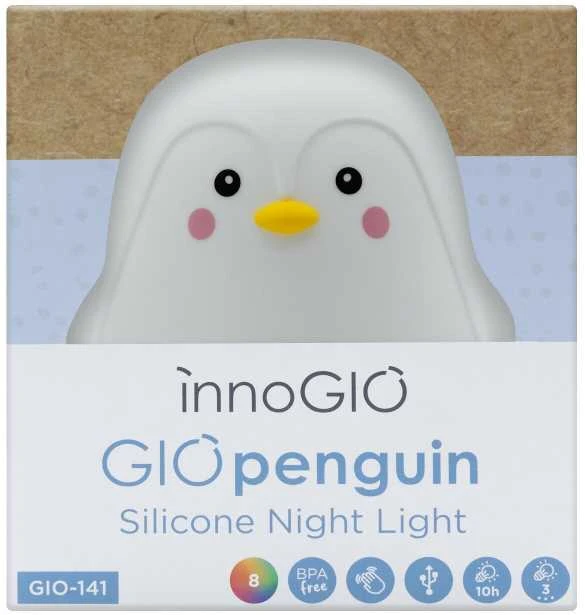 InnoGiO naktinė lempa pingvinas GIO-141