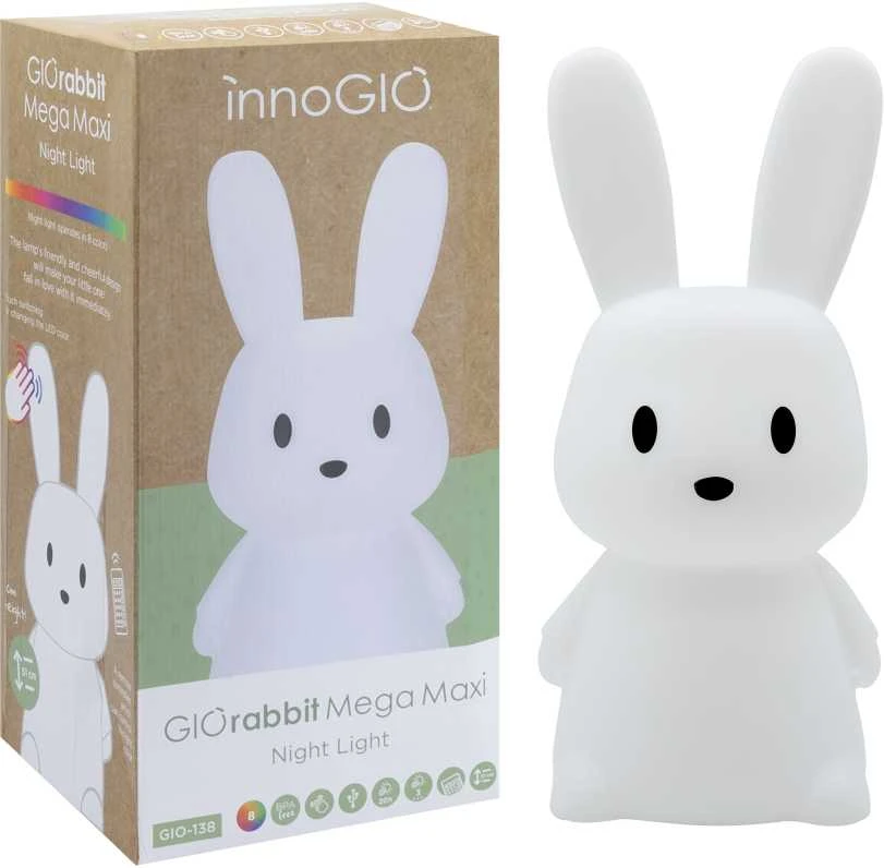 InnoGiO naktinė lempa triušis GIOrabbit Mega GIO-138