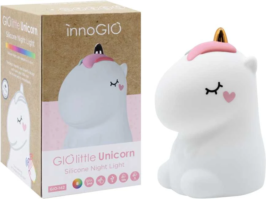 InnoGiO naktinė lempa vienragis GIO-142