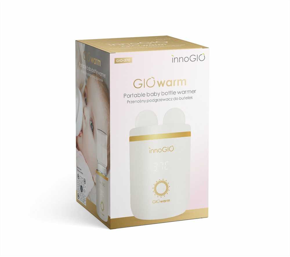 InnoGiO nešiojamas buteliukų šildytuvas GIOmum GIO-370