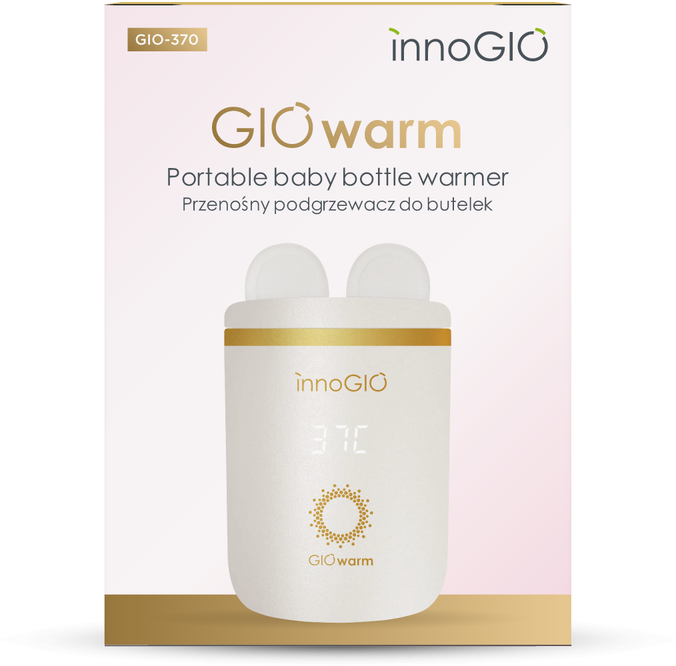 InnoGiO nešiojamas buteliukų šildytuvas GIOmum GIO-370