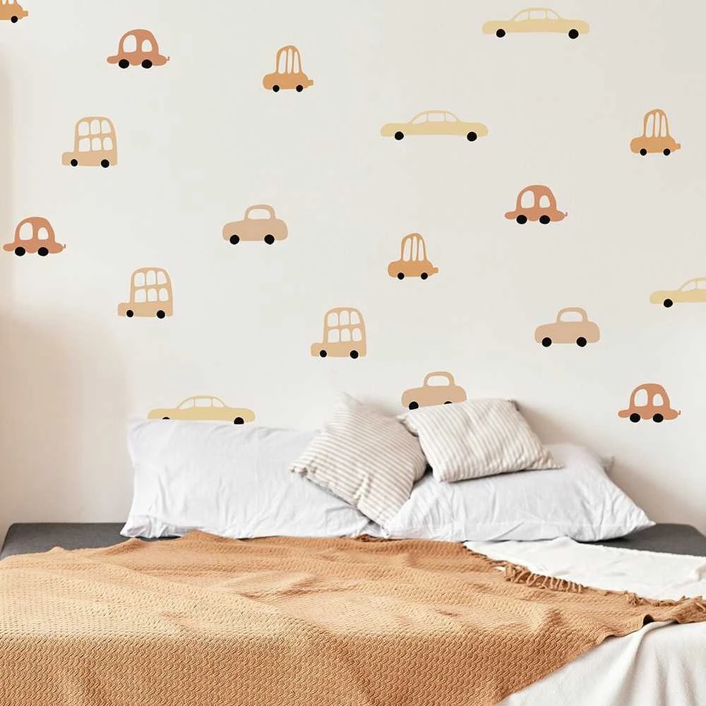 Pastelowe Love lipdukai sienoms mašinytės boho I