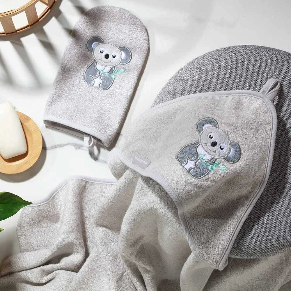 Baby Ono BabyOno pirštinė vaiko maudymui bambukinė pilka 347/09