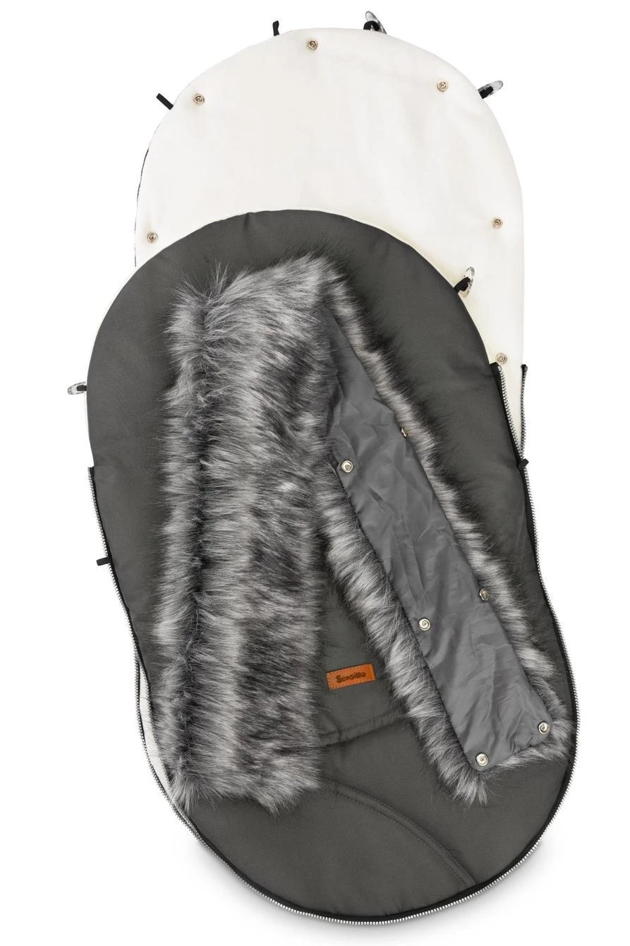 Sensillo vokelis vežimėliui, ESKIMO, 100x46, tamsiai pilkas, 8331 aprašymas - Prekės nuotrauka