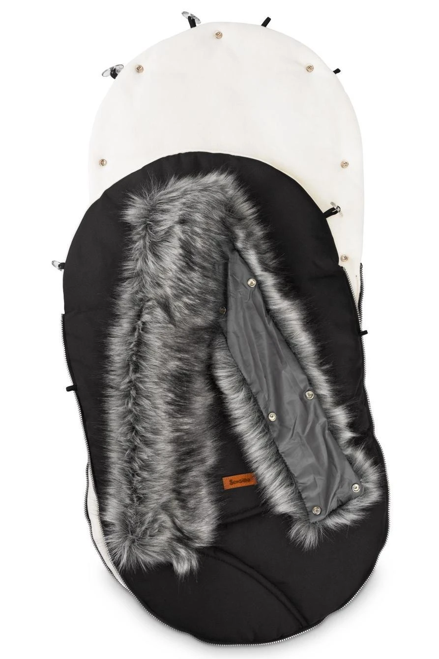 Sensillo vokelis vežimėliui, ESKIMO, 100x46, juodas, 8330 aprašymas - Prekės nuotrauka
