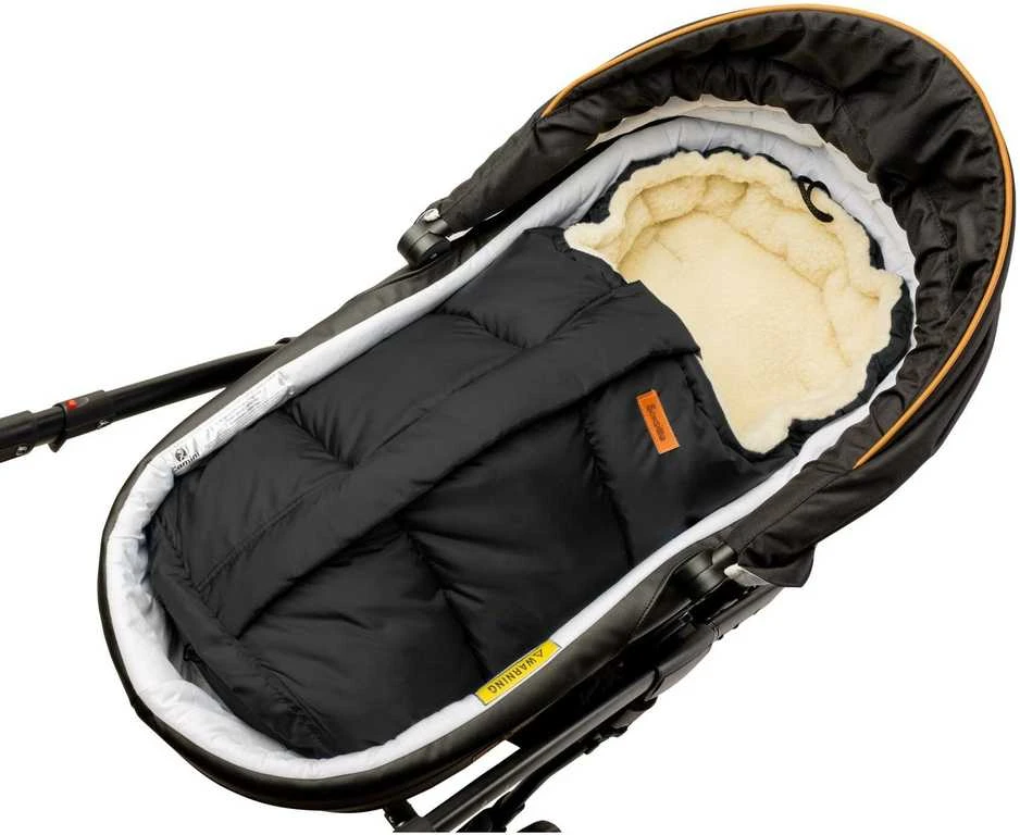 Sensillo vokelis vežimėliui, vilnonis, 3in1, 100-80×45, juodas, 8478 aprašymas - Prekės nuotrauka