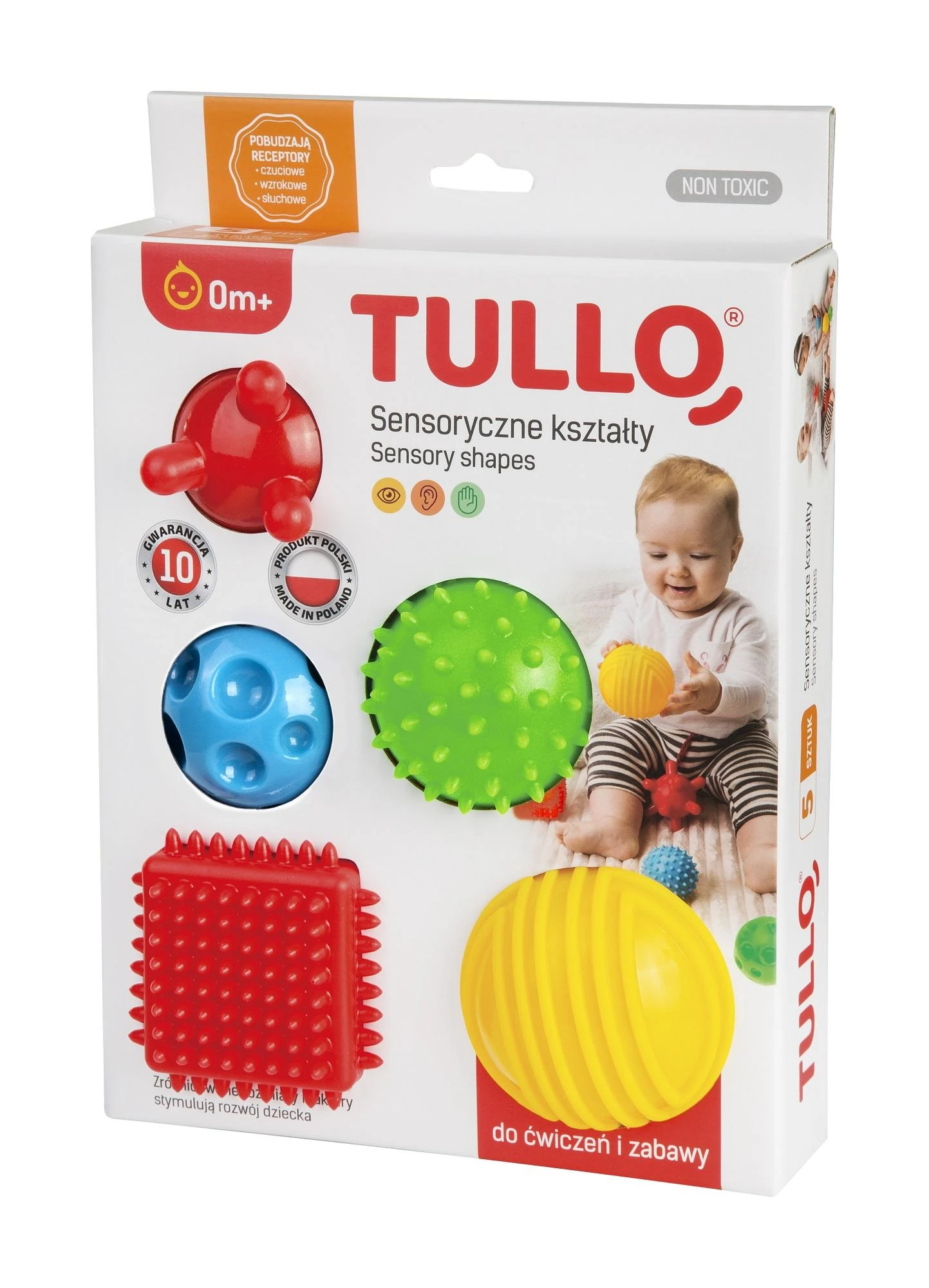 Sensoriniai kamuoliukai Tullo, 5 vnt., 458