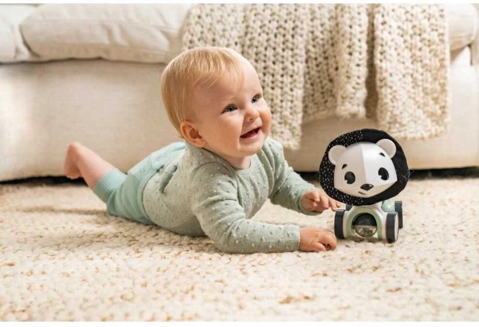 Tiny Love interaktyvus žaislas liūtas George juodas baltas