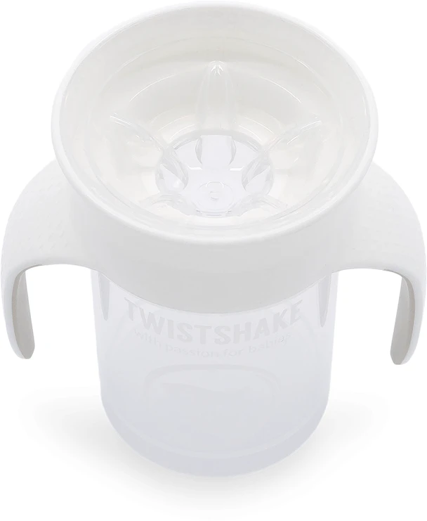Twistshake 360 gertuvė su rankenėlėmis iš viršaus