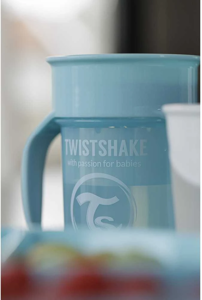 Twistshake gertuvė nuo 6mėn. 360°, mėlynas 78929