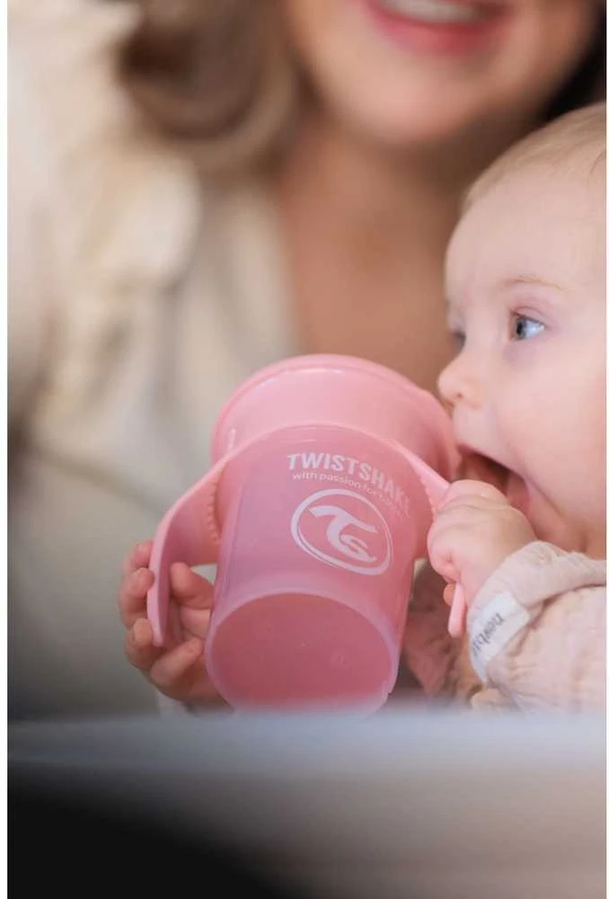 Twistshake gertuvė nuo 6mėn. 360°, rožinis 78928