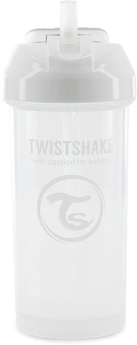 Twistshake permatoma gertuvė su šiaudeliu