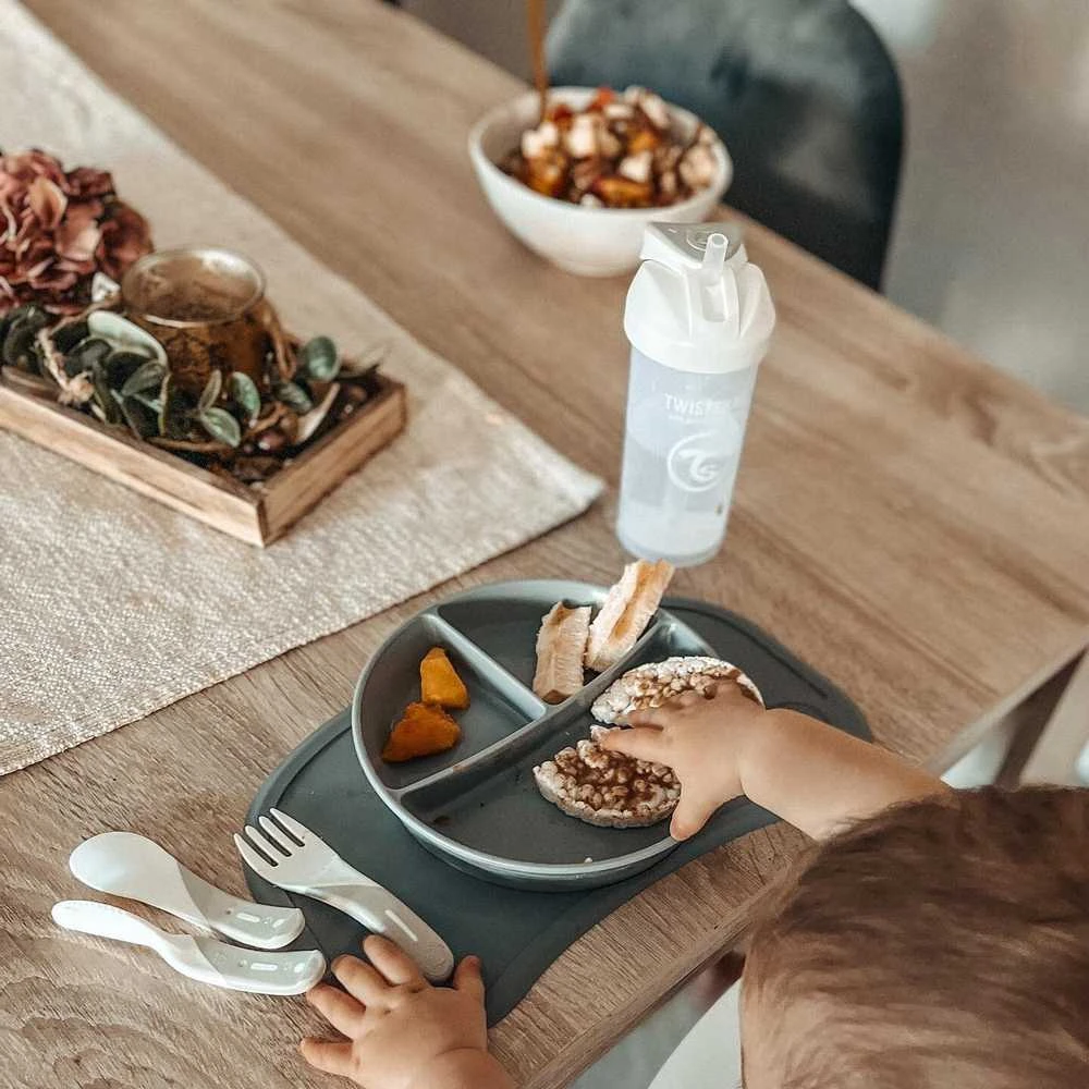 Twistshake 3 dalių įrankiai nuo 6mėn., balti 78207