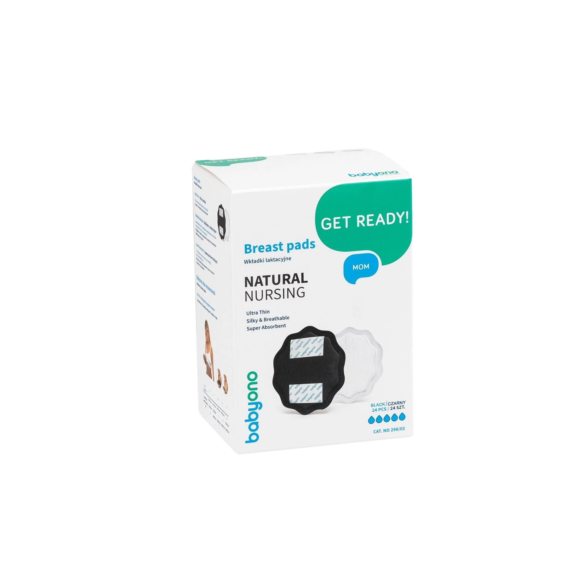 Baby Ono Vienkartiniai įklotai į liemenėlę Natural Nursing, 24 vnt.
