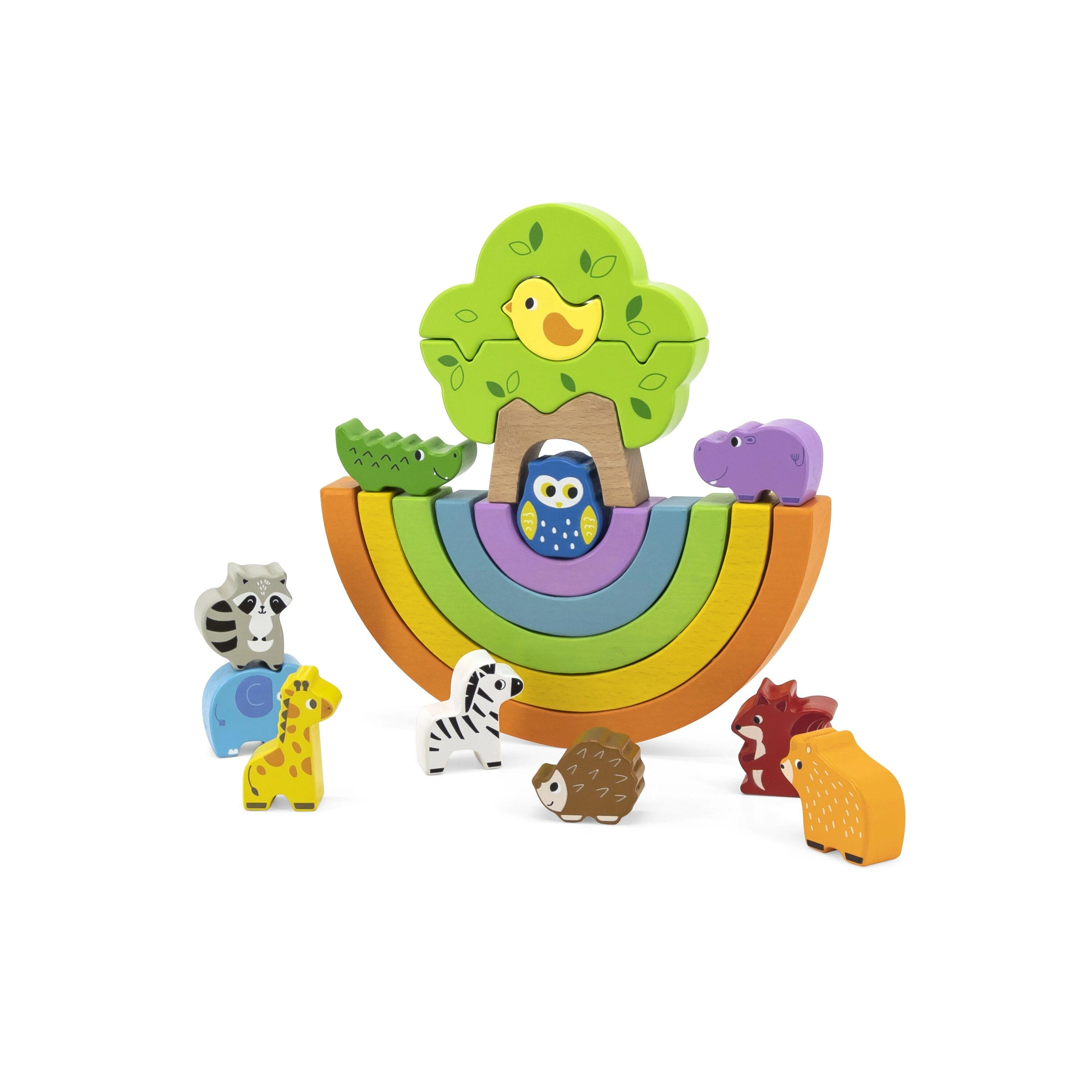 Viga Toys Viga medinis balansiniai kubeliai 18M+ 44590