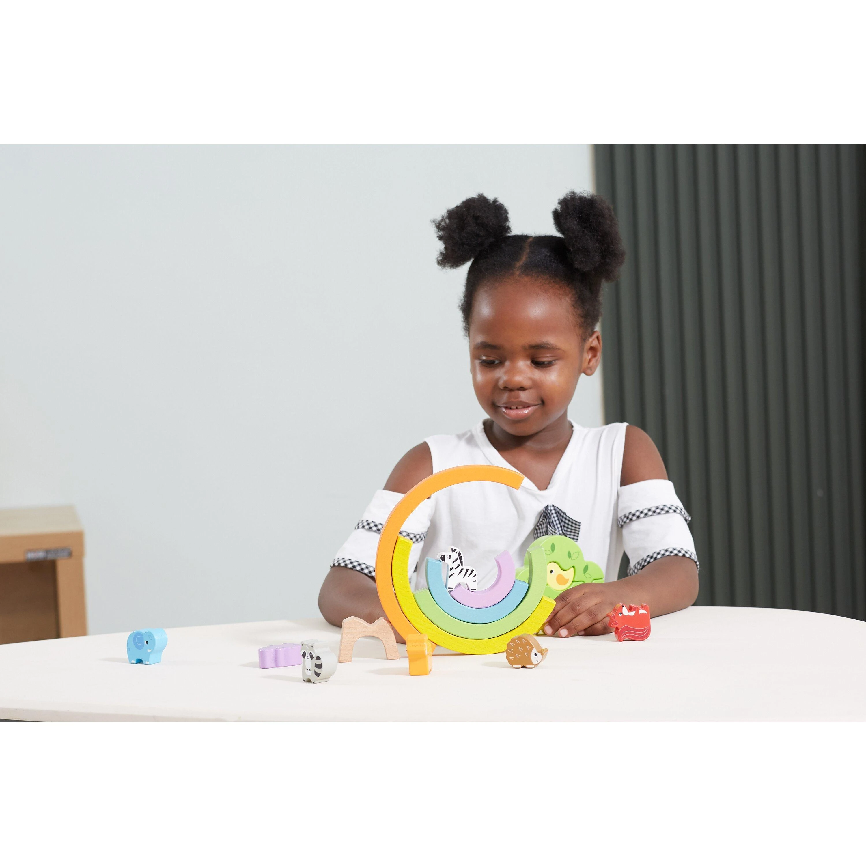 Viga Toys Viga medinis balansiniai kubeliai 18M+ 44590