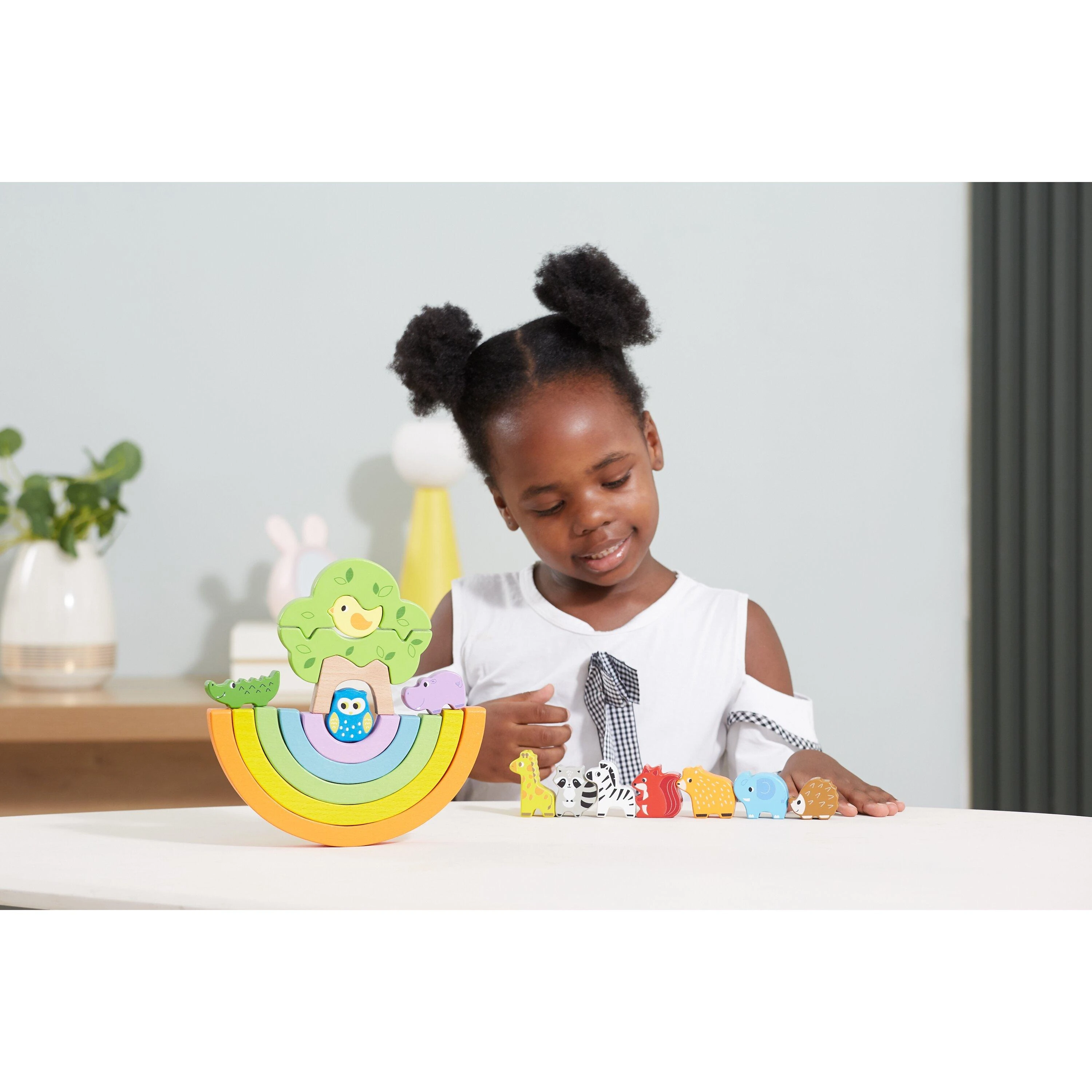 Viga Toys Viga medinis balansiniai kubeliai 18M+ 44590