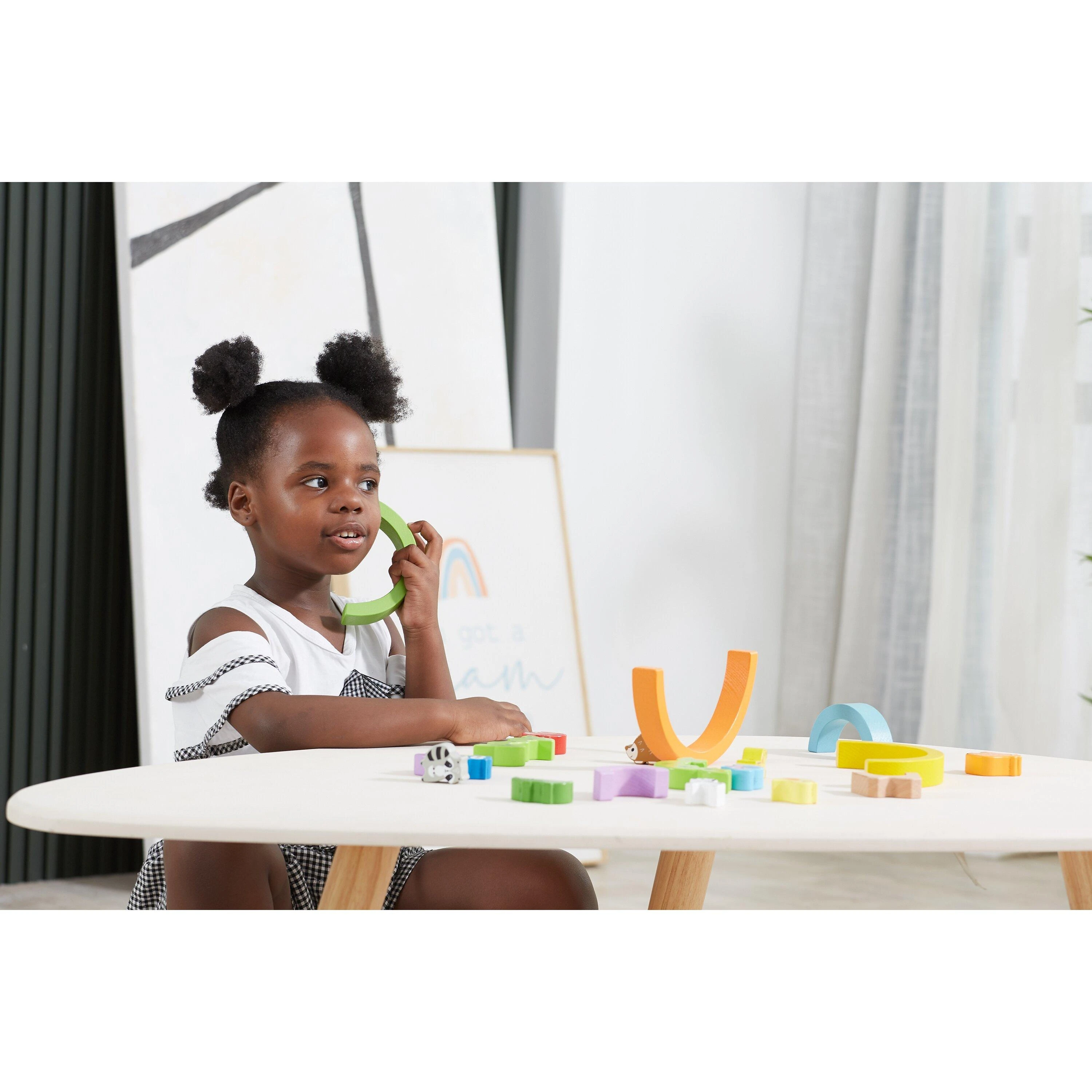 Viga Toys Viga medinis balansiniai kubeliai 18M+ 44590