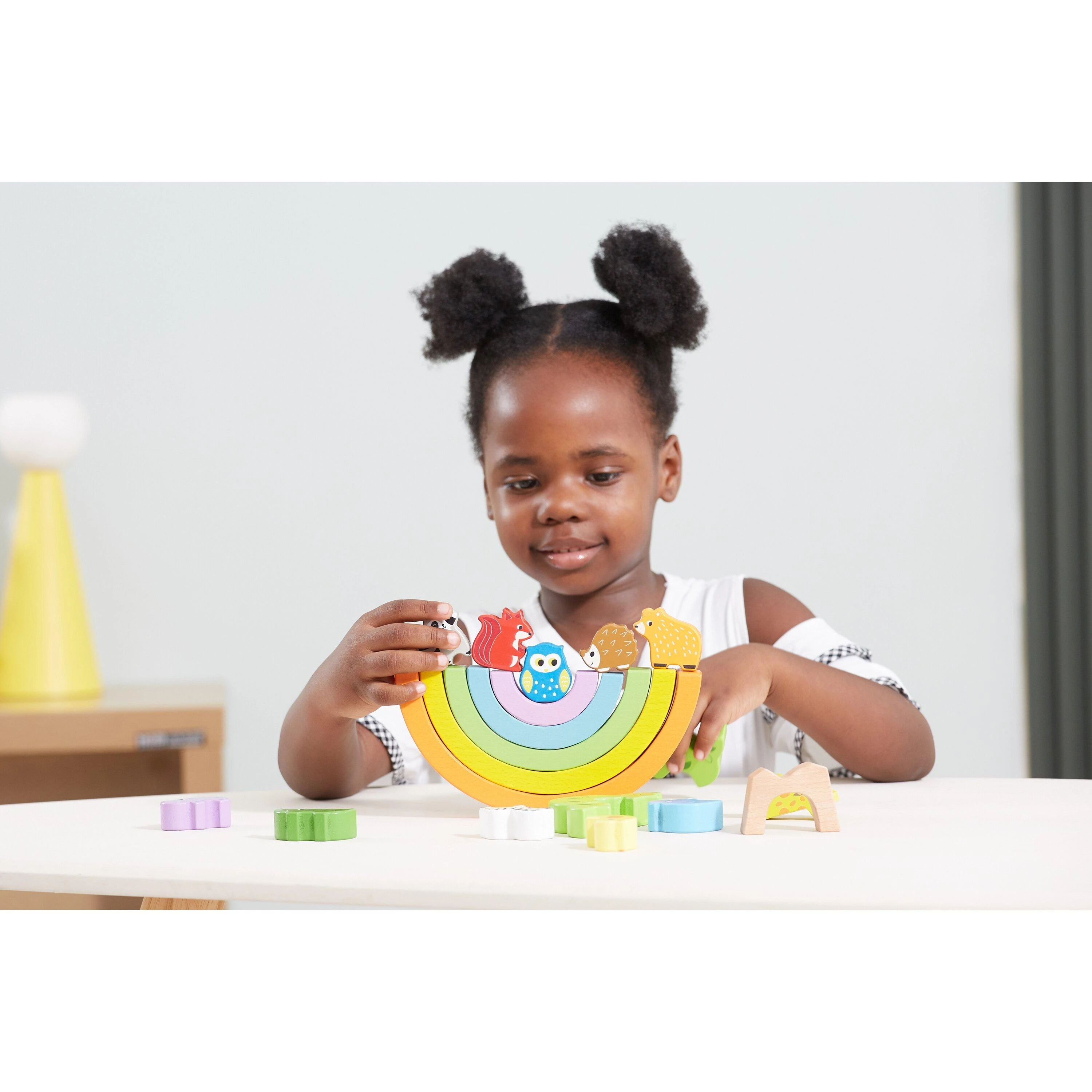 Viga Toys Viga medinis balansiniai kubeliai 18M+ 44590