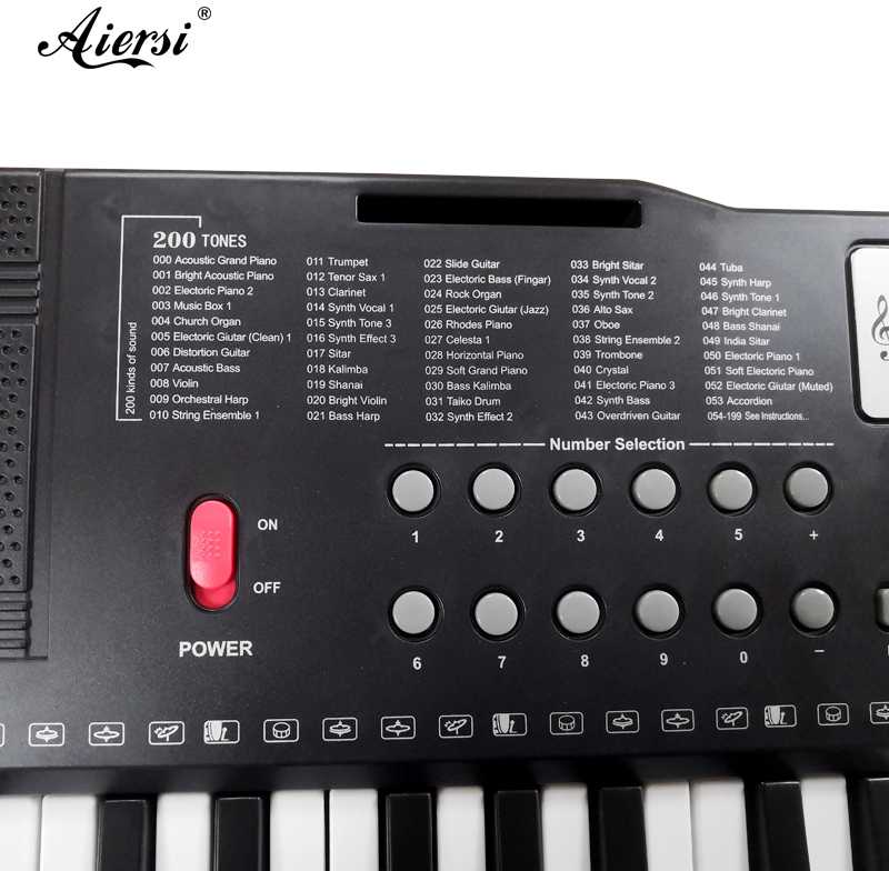 Aiersi A663 61-klavišo sintezatorius