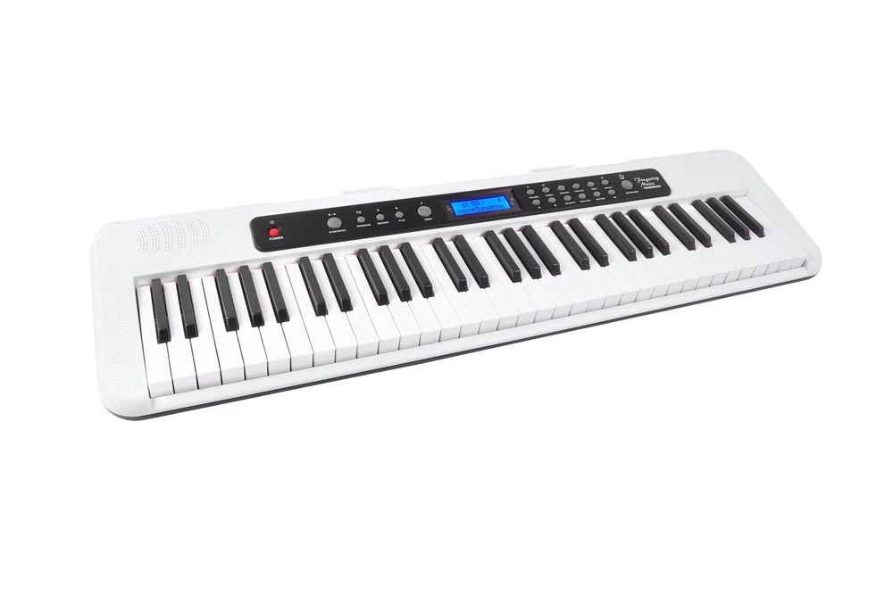 Aiersi A828 61-klavišo sintezatorius baltas