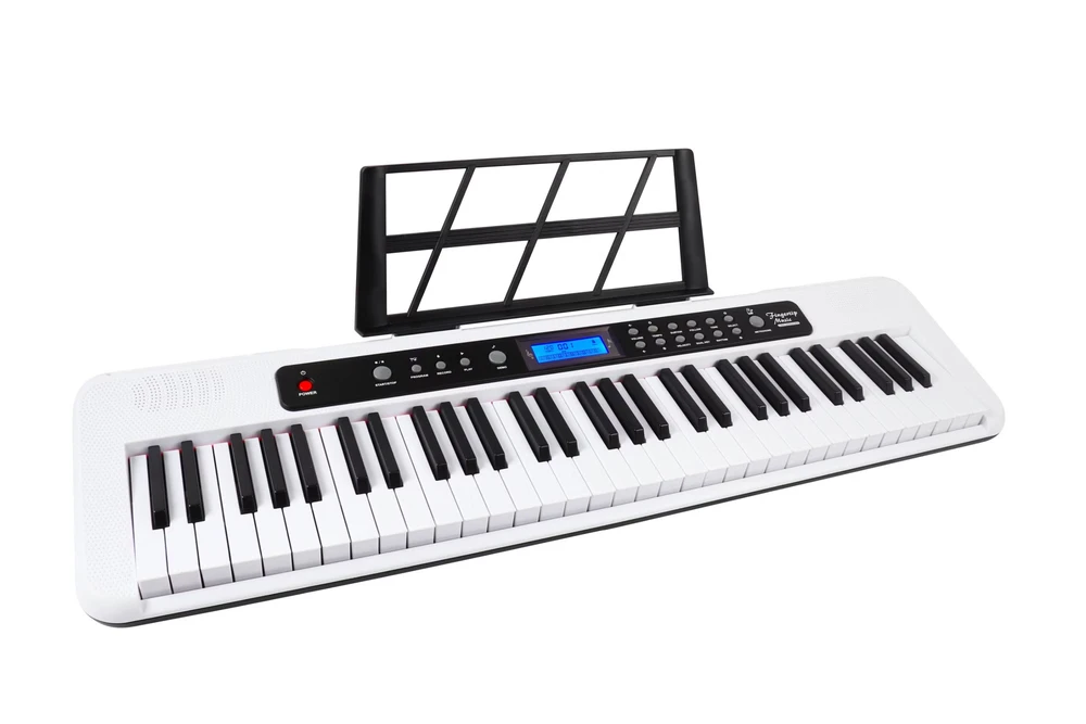 Aiersi A828 61-klavišo sintezatorius baltas