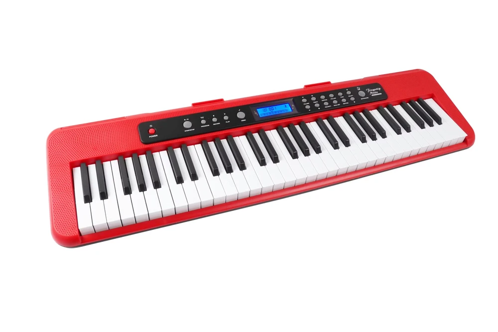 Aiersi A828 61-klavišo sintezatorius raudonas