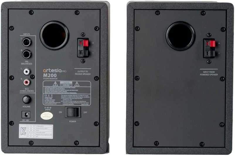 Artesia M-200 studijinės kolonėlės, Juodos