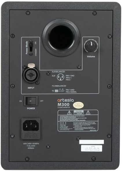 Artesia M-300 studijinė kolonėlė, Juoda