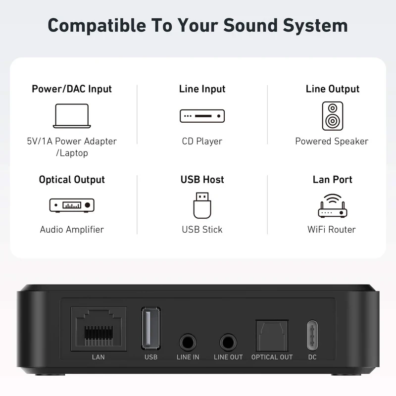 Arylic S10+ tinklo grotuvas
