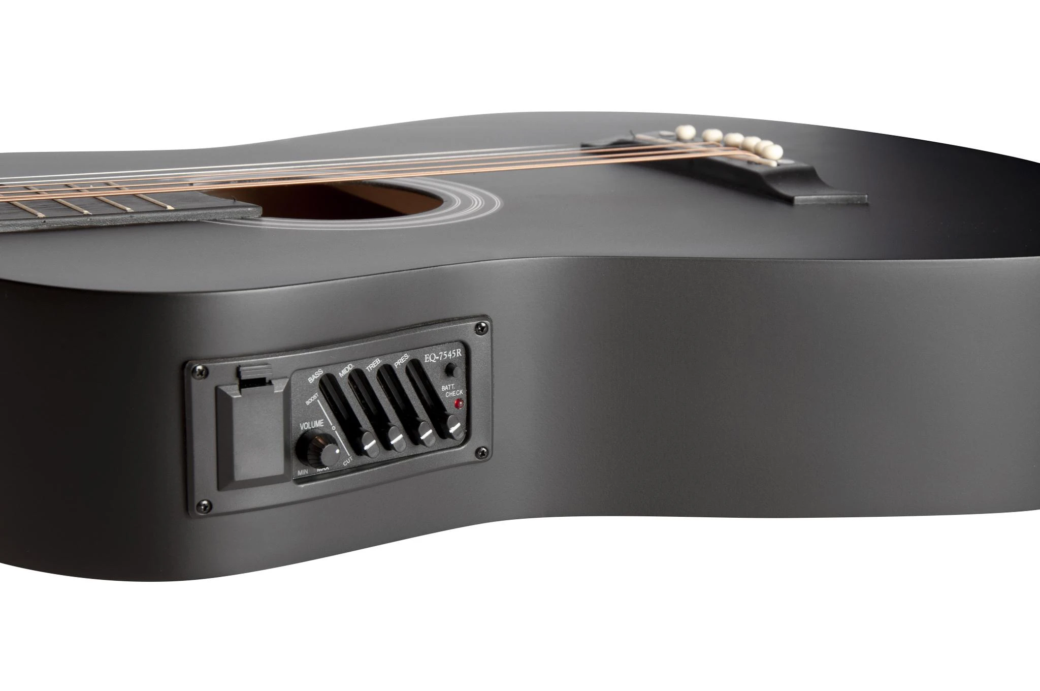 Elektrinės akustinės gitaros rinkinys Aiersi SG040 CE 38" juoda
