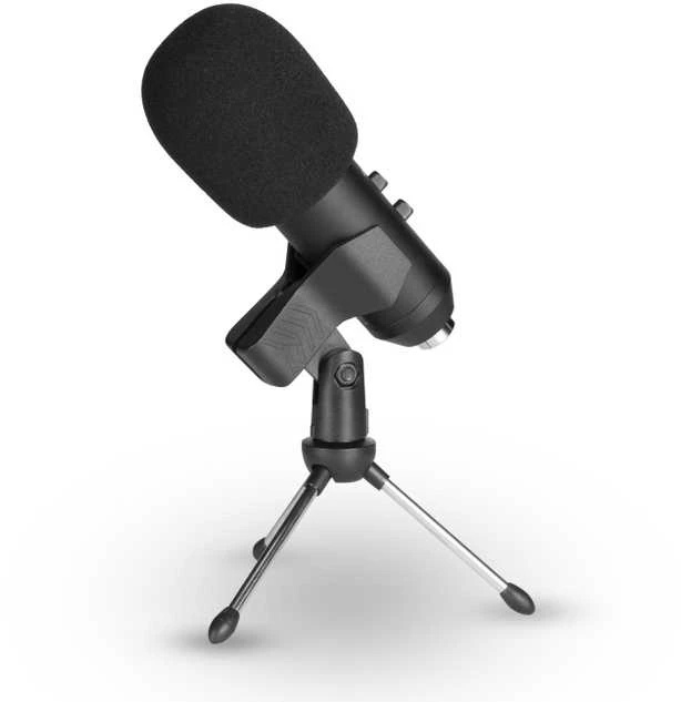 Kompiuterio priedas LiveStar TIK USB mikrofonas su stoveliu