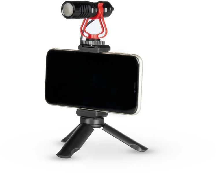 LiveStar TIK Stream mikrofonas su stoveliu