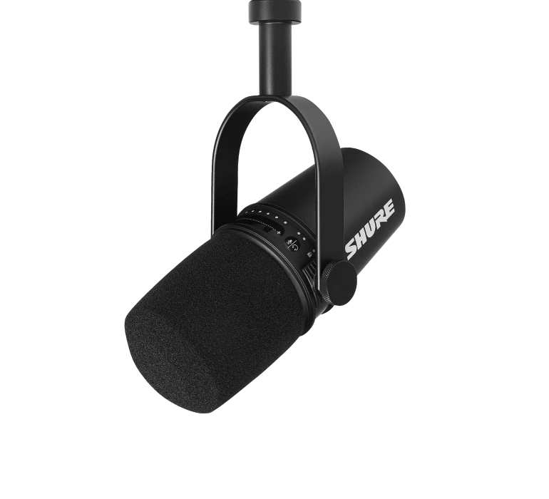 Shure MV7-K-BNDL mikrofono komplektas su stovu
