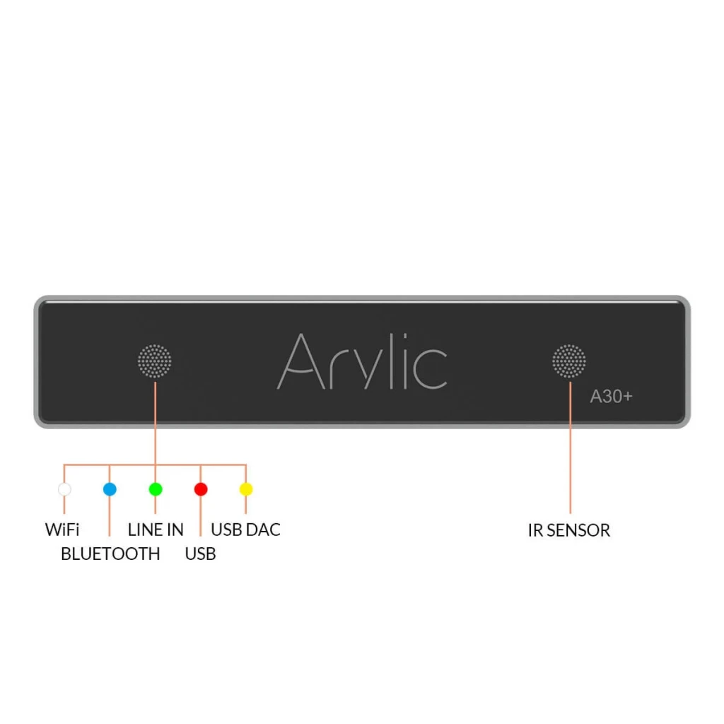 Stiprintuvas Arylic A30+ tinklo grotuvas su stiprintuvu