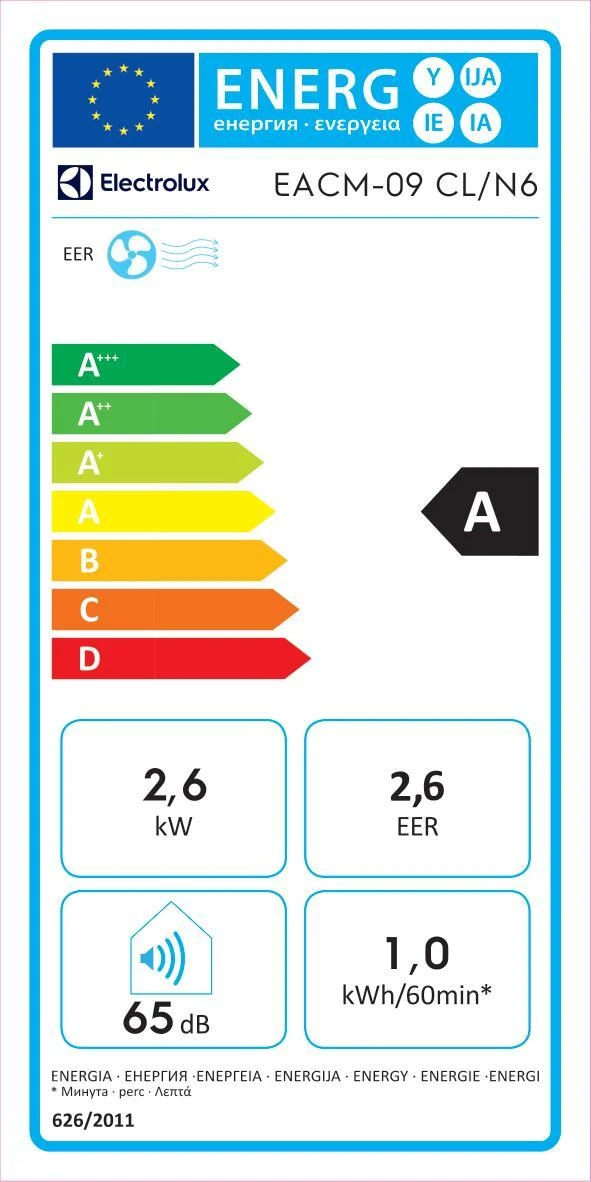 Mobilus oro kondicionierius Electrolux EACM-09 CL/N6